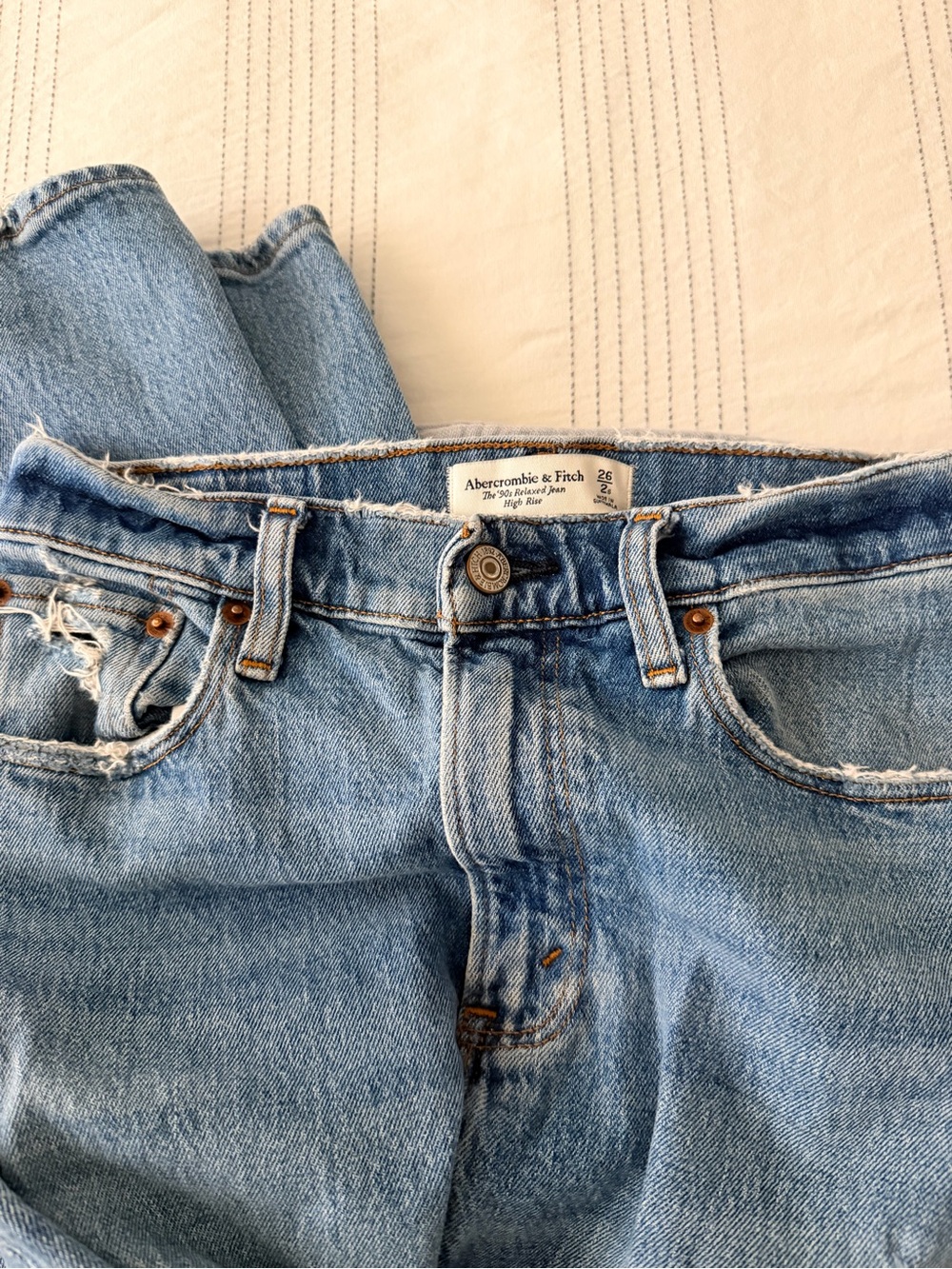 Abercrombie & Fitch 90’s Relaxed High Rise 26/2S - Picture 2 of 7